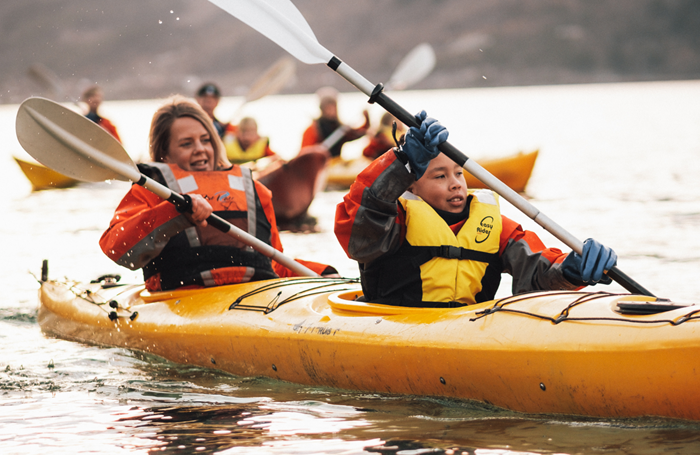 Kayaking on the Fjord